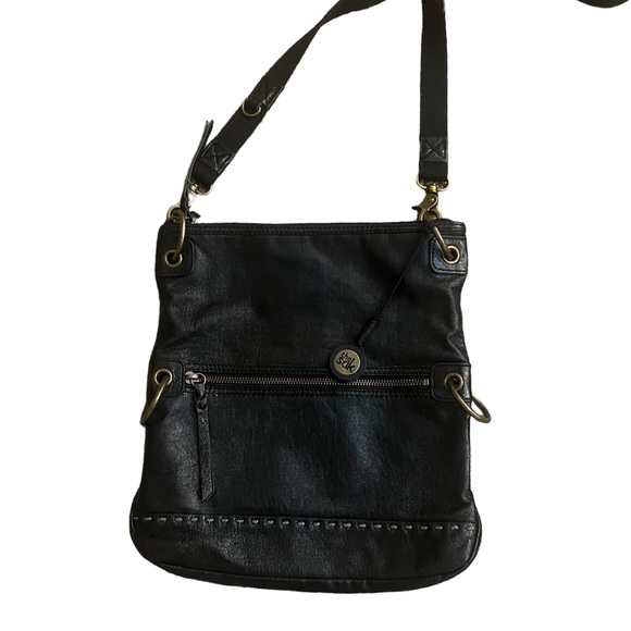 The Sak Handbags - The Sak Leather Crossbody Foldable Messenger Bag